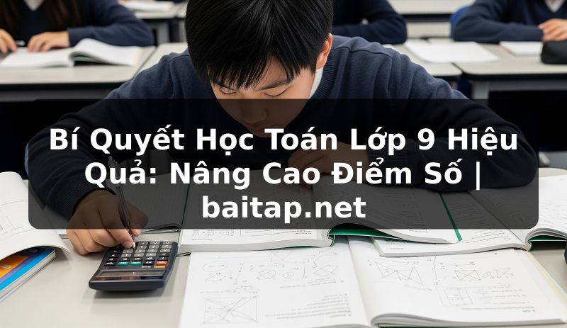 Bí Quyết Học Toán Lớp 9 Hiệu Quả: Nâng Cao Điểm Số | baitap.net