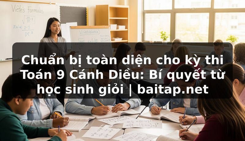 Chuẩn bị toàn diện cho kỳ thi Toán 9 Cánh Diều: Bí quyết từ học sinh giỏi | baitap.net