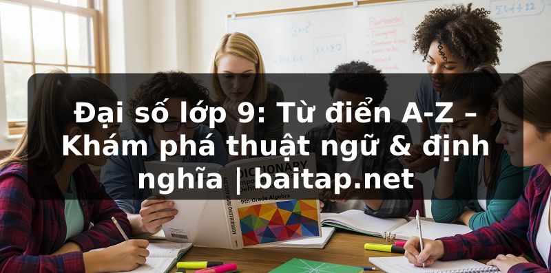 Đại số lớp 9: Từ điển A-Z – Khám phá thuật ngữ & định nghĩa | baitap.net