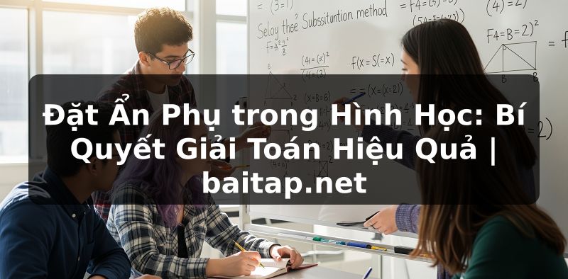 Đặt Ẩn Phụ trong Hình Học: Bí Quyết Giải Toán Hiệu Quả | baitap.net