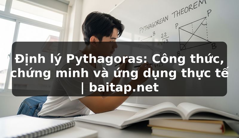 Định lý Pythagoras: Công thức, chứng minh và ứng dụng thực tế | baitap.net
