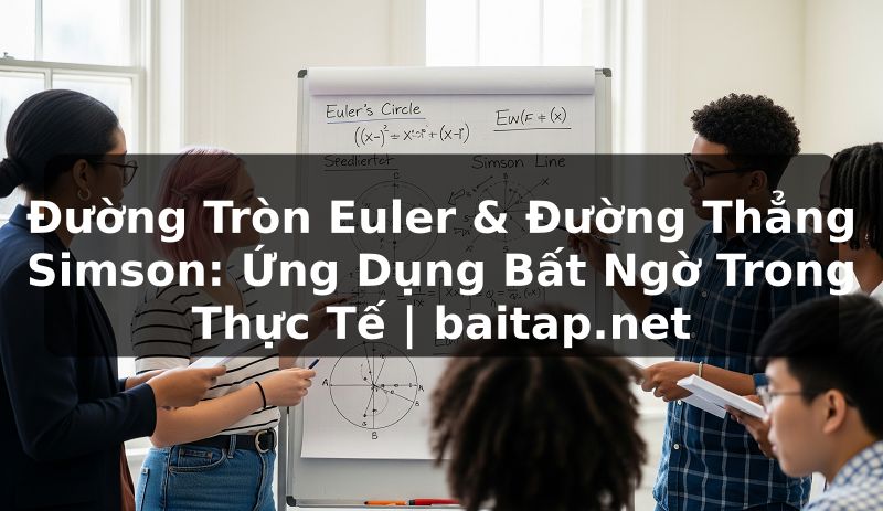Đường Tròn Euler & Đường Thẳng Simson: Ứng Dụng Bất Ngờ Trong Thực Tế | baitap.net