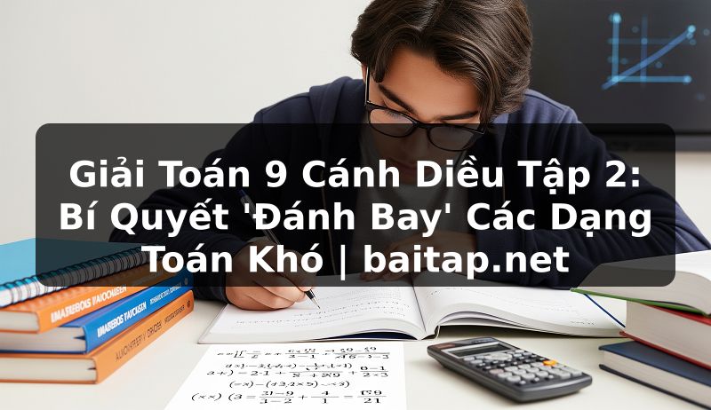 Giải Toán 9 Cánh Diều Tập 2: Bí Quyết 'Đánh Bay' Các Dạng Toán Khó | baitap.net