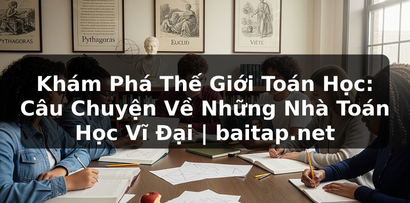 Khám Phá Thế Giới Toán Học: Câu Chuyện Về Những Nhà Toán Học Vĩ Đại | baitap.net