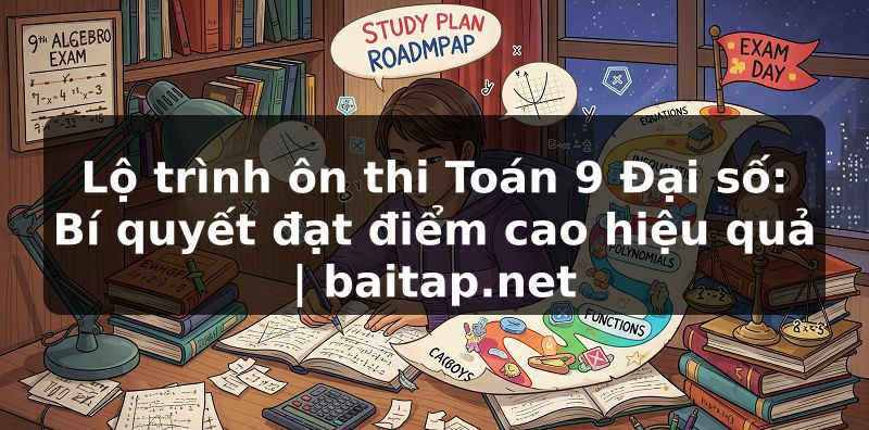 Lộ trình ôn thi Toán 9 Đại số: Bí quyết đạt điểm cao hiệu quả | baitap.net