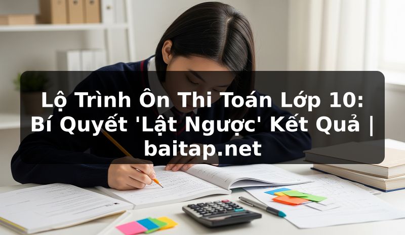 Lộ Trình Ôn Thi Toán Lớp 10: Bí Quyết 'Lật Ngược' Kết Quả | baitap.net