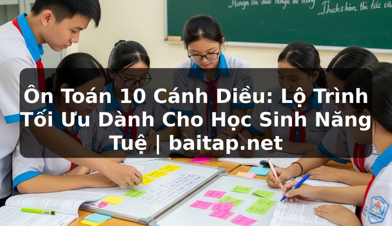 Ôn Toán 10 Cánh Diều: Lộ Trình Tối Ưu Dành Cho Học Sinh Năng Tuệ | baitap.net