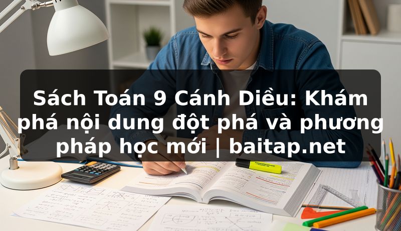 Sách Toán 9 Cánh Diều: Khám phá nội dung đột phá và phương pháp học mới | baitap.net