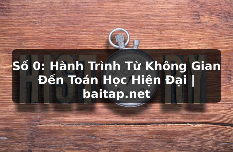 Số 0: Hành Trình Từ Không Gian Đến Toán Học Hiện Đại | baitap.net