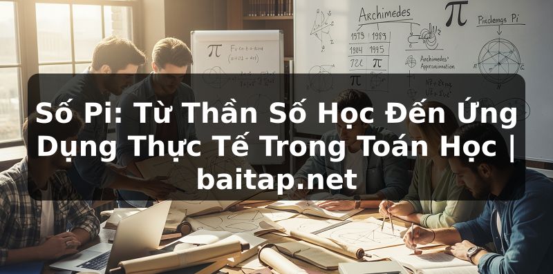 Số Pi: Từ Thần Số Học Đến Ứng Dụng Thực Tế Trong Toán Học | baitap.net