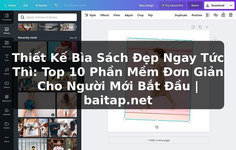 Thiết Kế Bìa Sách Đẹp Ngay Tức Thì: Top 10 Phần Mềm Đơn Giản Cho Người Mới Bắt Đầu | baitap.net