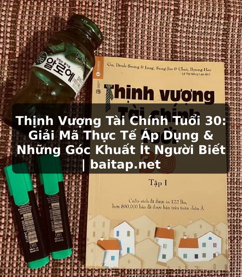 Thịnh Vượng Tài Chính Tuổi 30: Giải Mã Thực Tế Áp Dụng & Những Góc Khuất Ít Người Biết | baitap.net