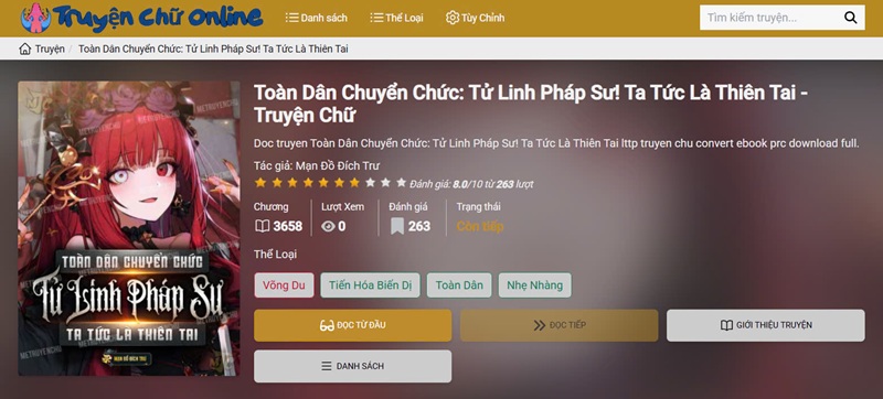 Khám Phá Truyện Toàn Dân Chuyển Chức: Tử Linh Pháp Sư! Ta Tức Là Thiên Tai – Thế Giới Hậu Tận Thế Đầy Biến Động