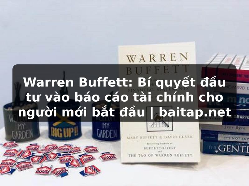 Warren Buffett: Bí quyết đầu tư vào báo cáo tài chính cho người mới bắt đầu | baitap.net